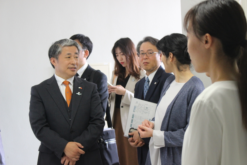 駐大阪中国総領事が本学を訪問（2024/4/25）