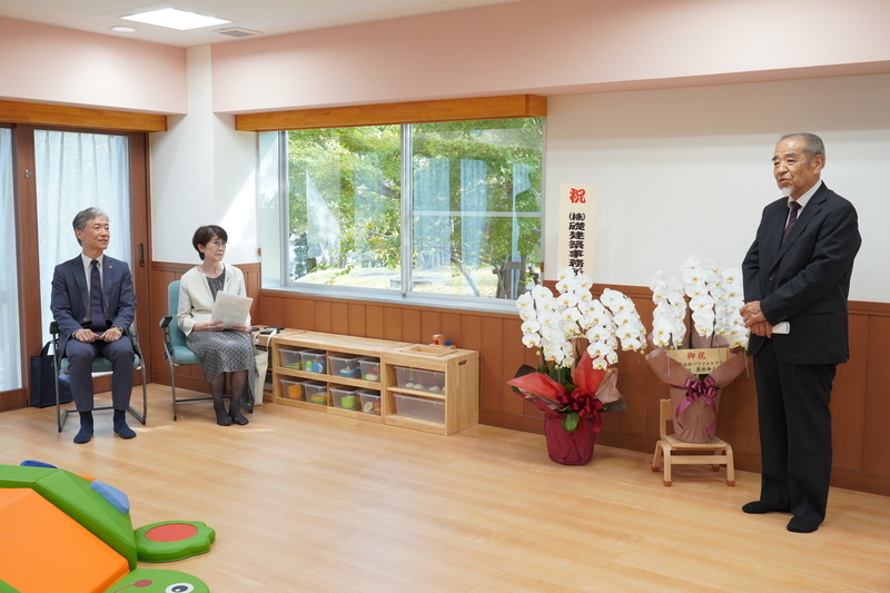 「奈良先端大 咲いてく保育園 竣工式」を開催（2024/09/27）