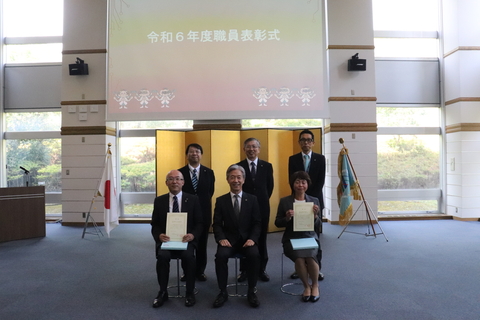 令和6年度　職員表彰式を実施（2024/10/02）