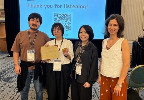 自然言語処理学研究室の芳賀 あかりさん(博士後期課程1年)らが、BabyLM Challenge 2024においてOutstanding Paper Awardを受賞