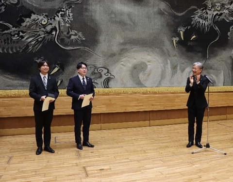  NAISTプレジデンツフェロー2025表彰式を実施（2026/1/6）