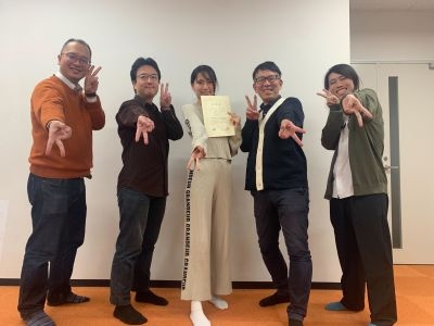 マテリアルズ・インフォマティクス研究室の中野真実さん（当時修士２年）が、第136回触媒討論会（触媒学会）にて学生ポスター発表賞を受賞