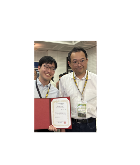 分子医学細胞生物学研究室の元博士研究員の藤岡敏史さんが第78回日本細胞生物学会大会において「若手優秀発表賞」を受賞